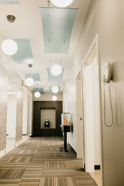 Exam rooms hallway | Children's Dental Centre, Sioux Center, IA